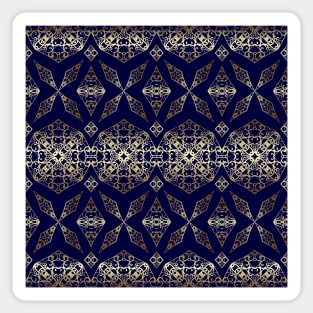 Ethnic patterns in oriental style. Sticker